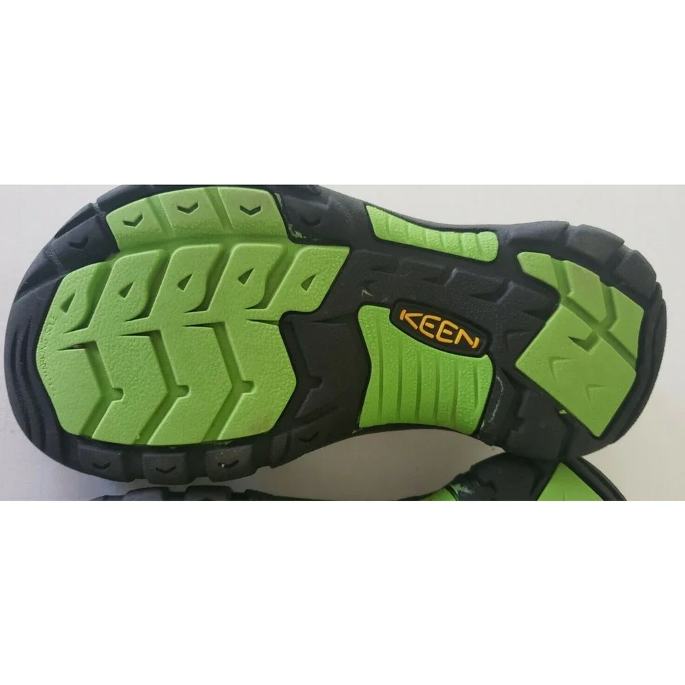 NEW KEEN Newport H2 Boys Waterproof Shoes/Sandals Grey/neon Green/yellow Size 1